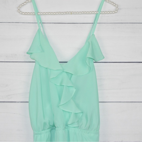 BCBGeneration | Midi Mint Green Dress Size Large - Picture 7 of 9